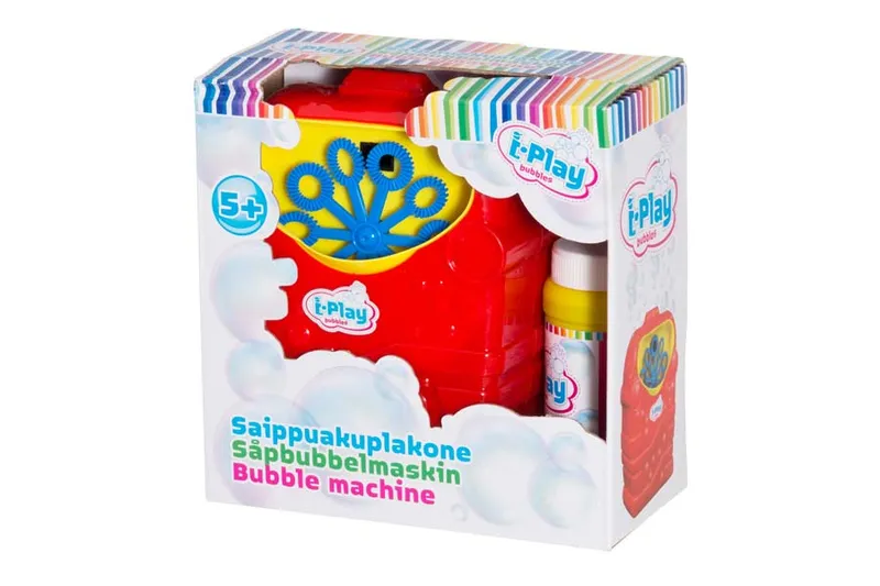 Såpbubbelmaskin & såpbubbelvätska