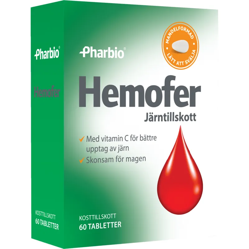 Pharbio Hemofer tablett 60 st