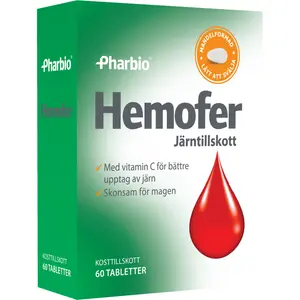 Pharbio Hemofer tablett 60 st