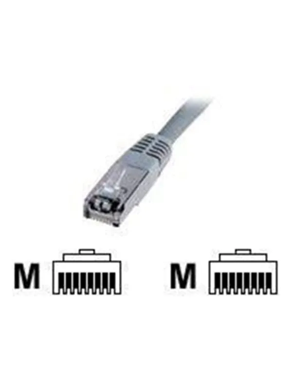 DIGITUS Premium - patch cable - 10 m - grey - Grå - 10m