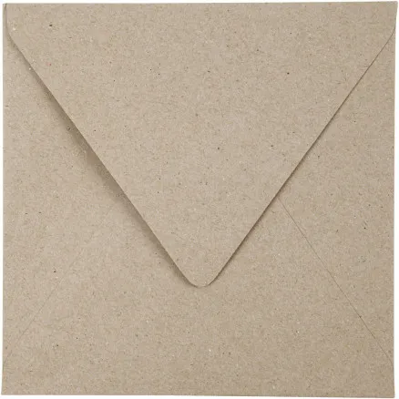 Kuvert Naturfärg 16x16 cm 50-pack