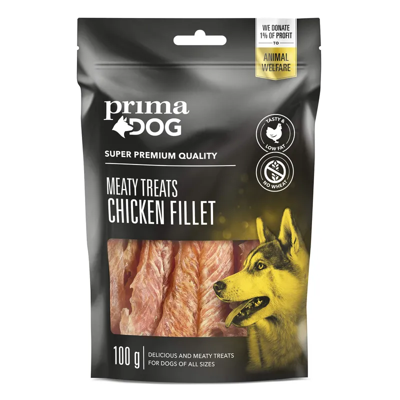 PrimaDog Meaty Treats 80 gr eller 100 Gr olika smaker (#7272)