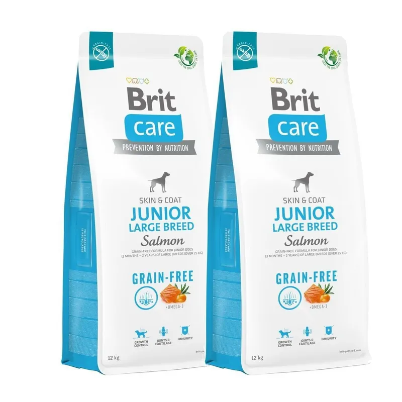 Brit Care Dog Junior Large Breed Grain Free Torrfoder till Valp