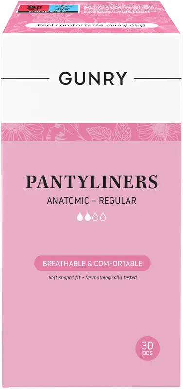 Gunry pantyliners anatomic 30 st
