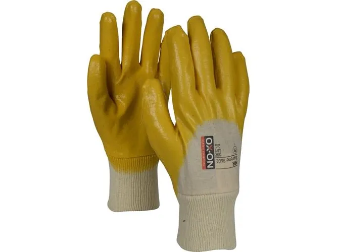 Arbetshandske NBR Supreme 8601 gul 10