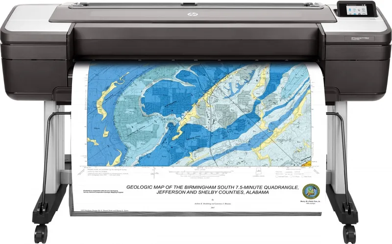 HP largeformatprinter - DesignJet T1700dr PostScript - 6 colours