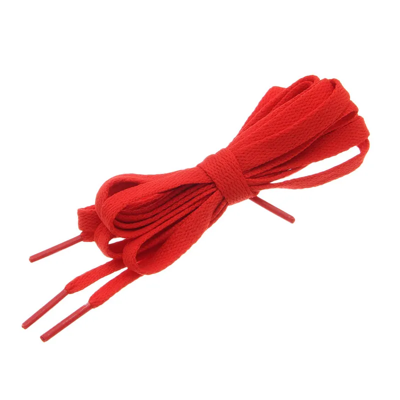 Skosnören – Röd – Platta [120 cm]