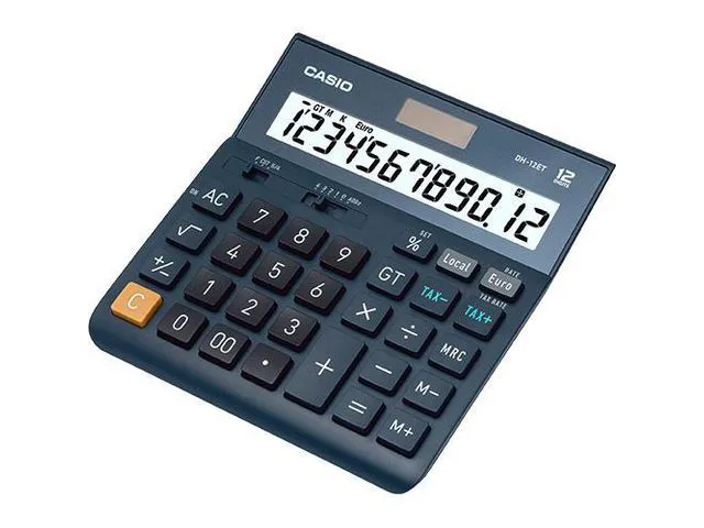 Bordsräknare CASIO DH-12ET svart