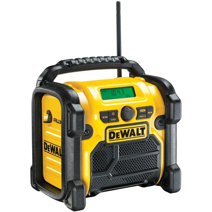 Dewalt XR LI-ION FM/AM Compact Radio - AM/FM - Yellow
