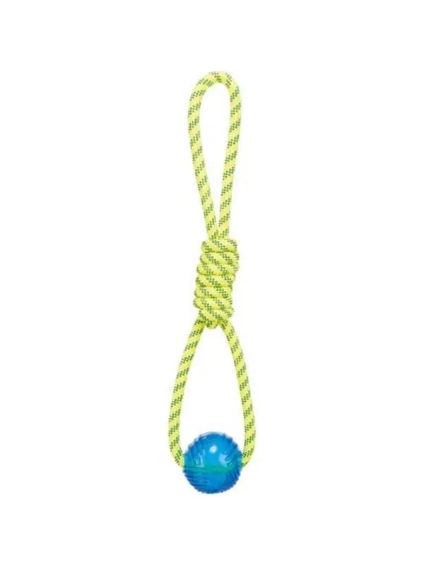 Hundleksak Trixie Aqua Toy rep med boll flytande 6×40 cm