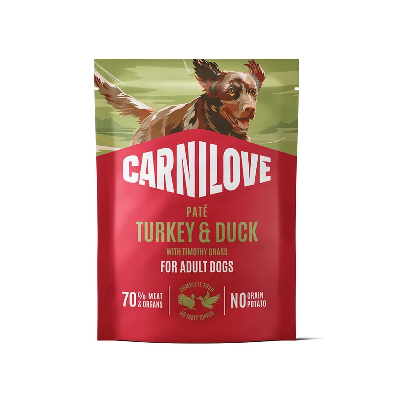Dog Pouch Paté Turkey & Duck 300g