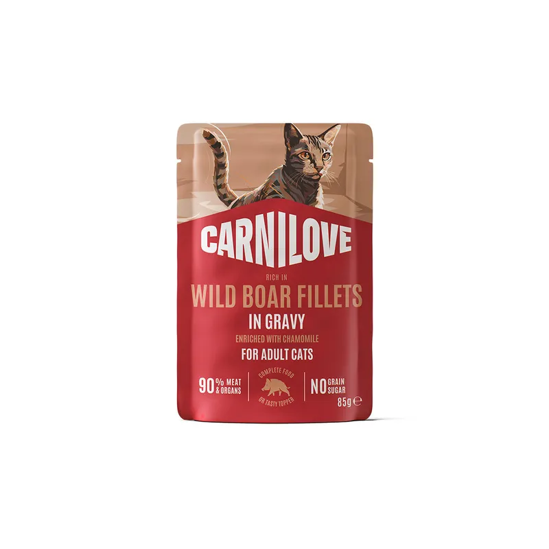 Carnilove Cat Adult Wild Boar with Chamomile Våtfoder till Katt 85 g