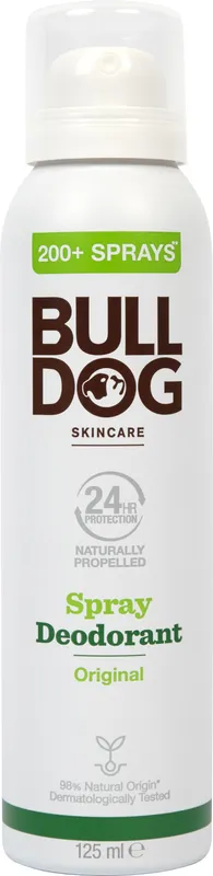 Bulldog Spray Deodorant Original - 125 ml
