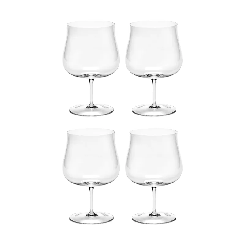 Serax Silhouette Bourgogne vinglas 73 cl 4-pack Clear