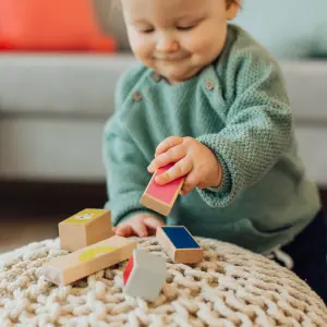 Babblarna Byggklossar Trä