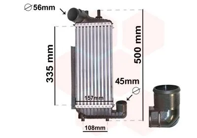 VAN WEZEL 18004471 Intercooler