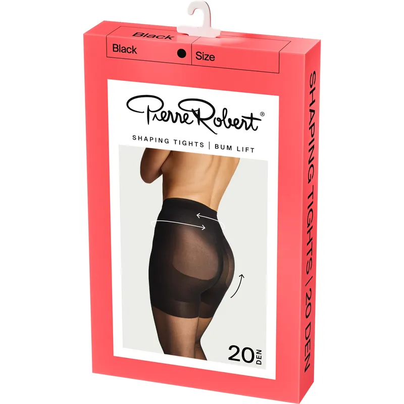 Pierre Robert Shaping Tights Bum Lift 20 DEN Black 44-48