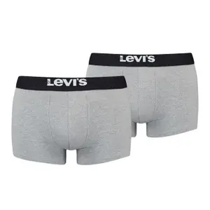 Levis Kalsonger 2P Base Trunk Grå bomull X-Large Herr
