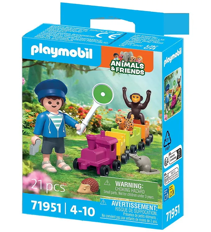 Playmobil Animals & Friends – Tågresa – 21 Delar – 71951