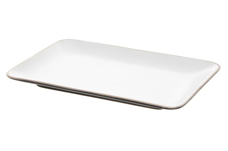 Rektangulär Keramiktallrik 25 x 16,3 cm -(gör om till 6pack)