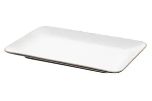 Rektangulär Keramiktallrik 25 x 16,3 cm -(gör om till 6pack)