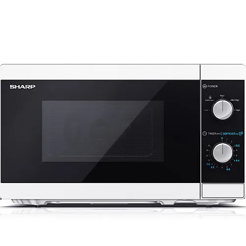Mikrovågsugn 20l Mekanisk panel 800W Vit
