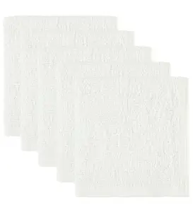 Oopsy Tvättlappar - 5-pack - Vit
