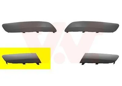Övertäck, stötfångare VAN WEZEL 5886584