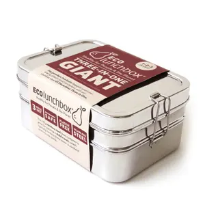 ECOlunchbox Three-in-one Giant Steel
