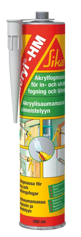 SIKACRYL-HM LJUSBRUN 300ML FOGMASSA PATRON | Beijerbygg Byggmaterial