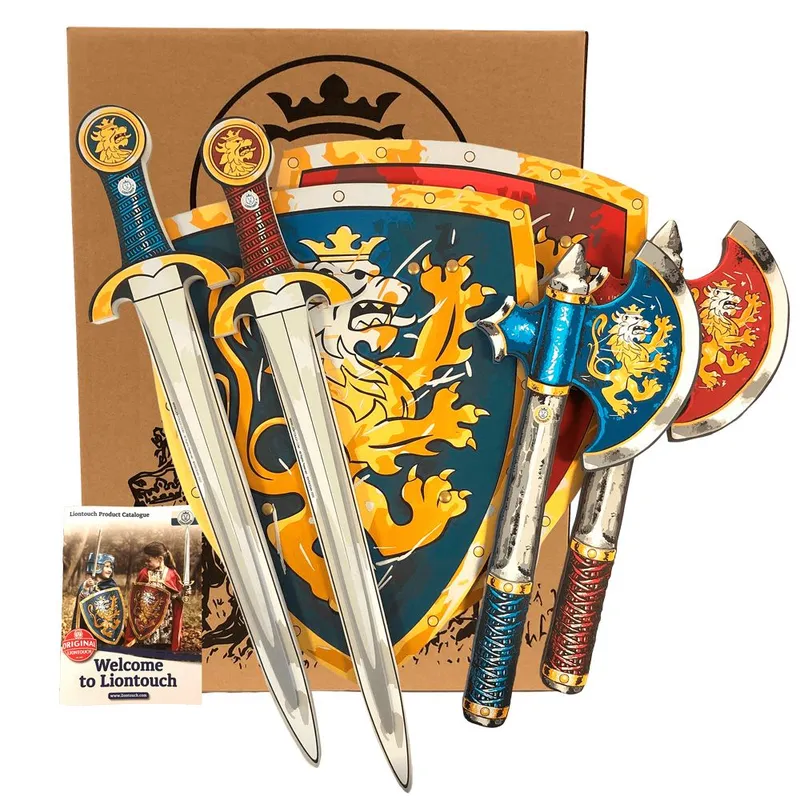 Noble Knight Riddersæt for 2 Lion Touch Udklædning 110009