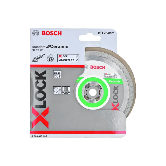 DIAMANTSKIVA X-LOCK STD CERAMIC 125XMM | Beijerbygg Byggmaterial