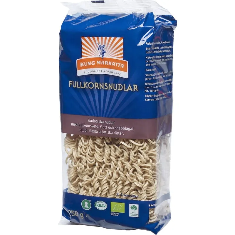 Kung Markatta Fullkornsnudlar 250 g