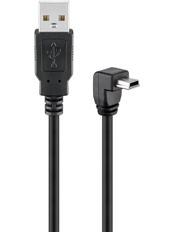 Pro USB 2.0 Hi-Speed cable 90° Black