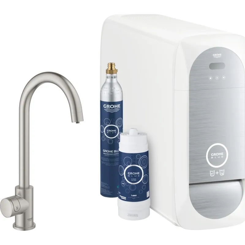 GROHE Blue Home Mono - C-pip - Supersteel