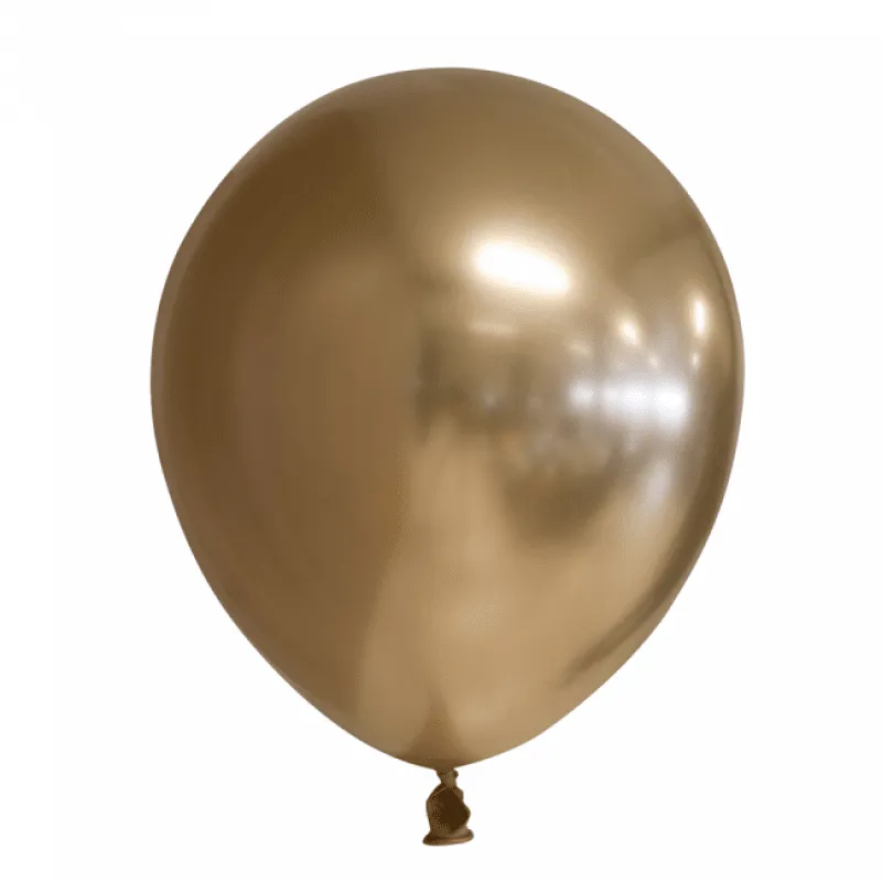 Ballonger Chrome – Guld (10-pack)
