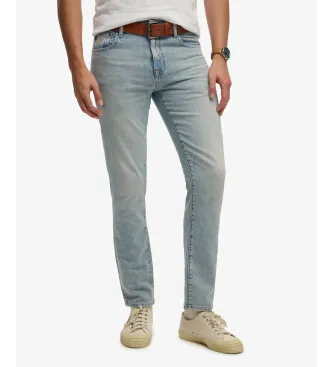 Superdry för män. M7010888A Vintage Slim Jeans blå (34/32), Casual, Bomull, Denim