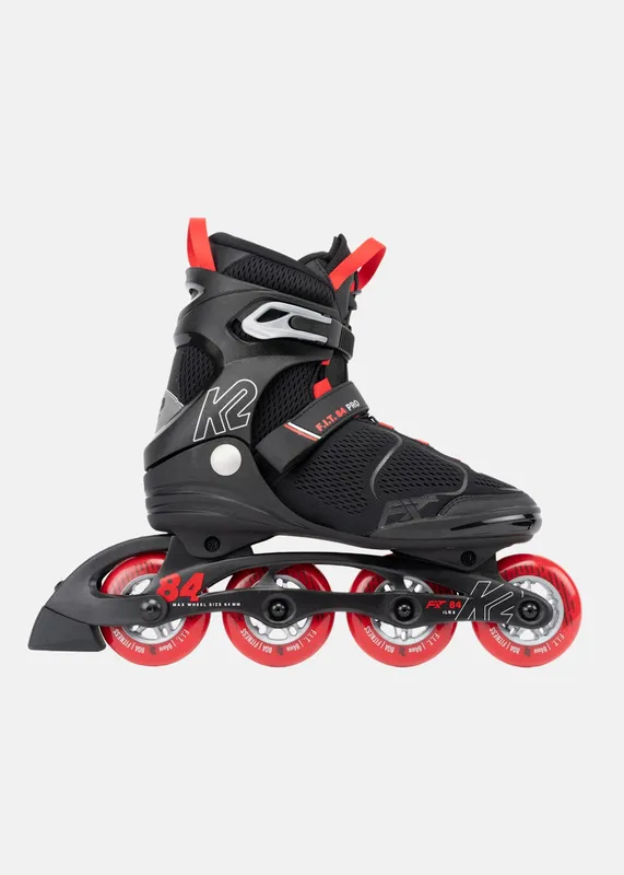 K2 Rullskridskor - F.I.T 84 Pro - Svart/Röd - Inlines