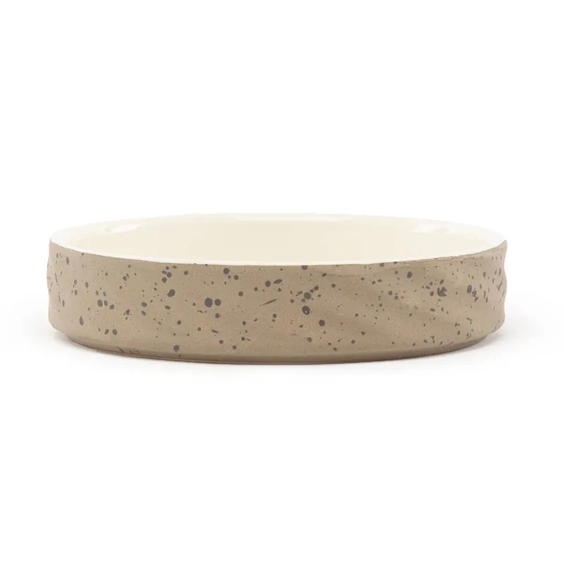 Scruffs Zen Kattskål i Keramik Brun 13 cm