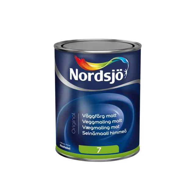 VÄGGFÄRG ORIGINAL MATT 7 BC NORDSJÖ INOMHUS 0,93L | Beijerbygg Byggmaterial