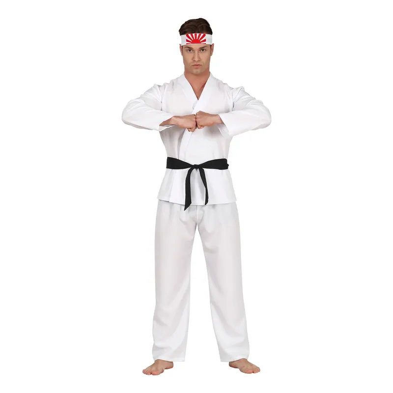 Karate Vit Maskeraddräkt – Large