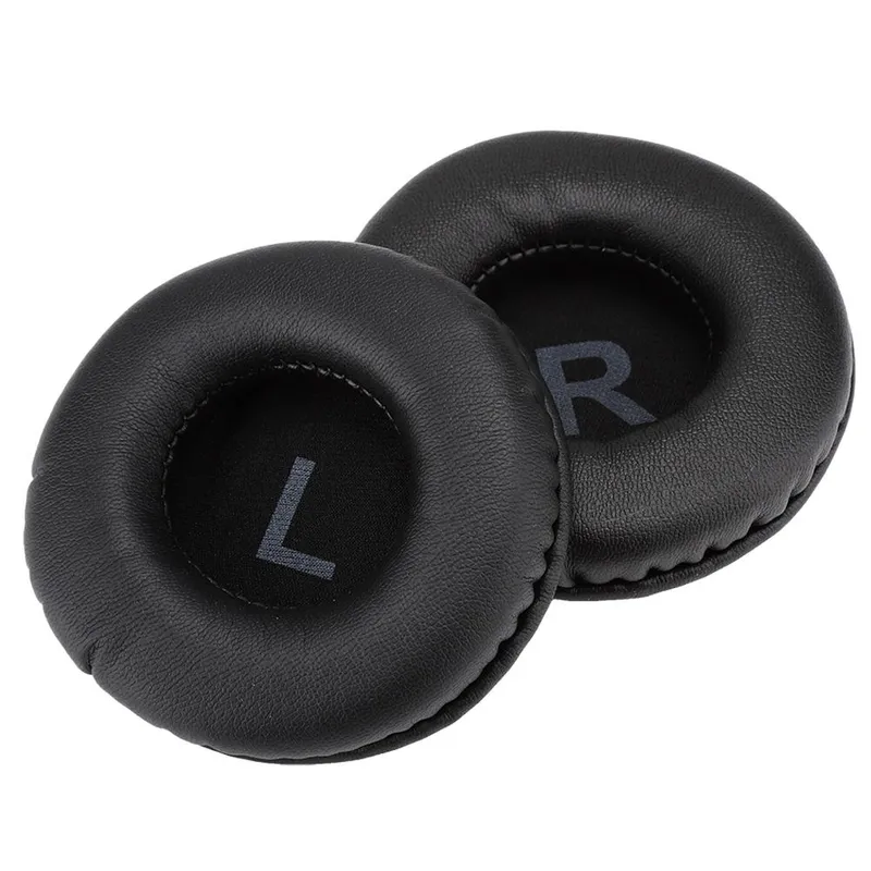 2 st 80 mm Universella Ersättningsöronkuddar med L R-markering för Hörlurar Headset