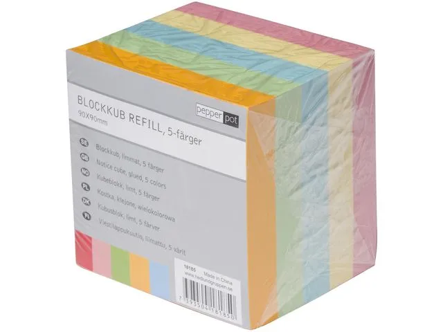 Blockkub Pepperpot 90×90 850ark färg