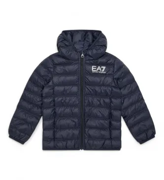 EA7 för pojkar. 7B000035_AF12477 Quiltad dunjacka marinblå (4Años= 106cm), Svart, Casual, Polyamid, Lång ärm, Återvunnen nylon, Marino, barn