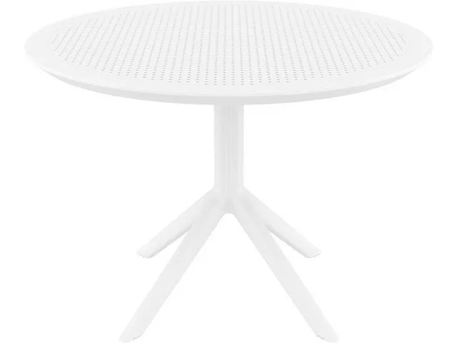 Bord SIESTA Sky runt 105cm vit