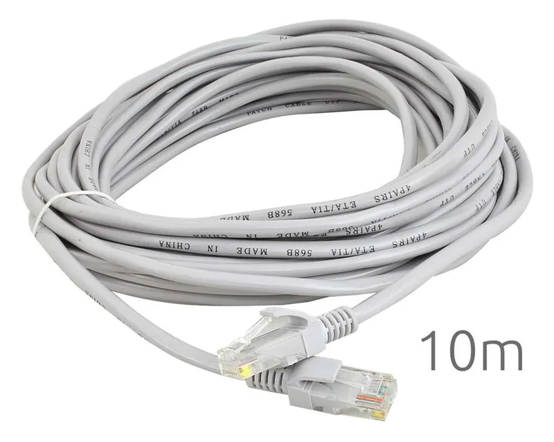 Nätverkskabel RJ-45 (hane) till RJ-45 (hane) – 10m