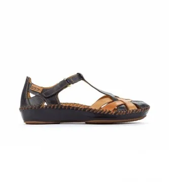 Pikolinos för kvinnor. 655-0732C5 Sandaler i läder P. Vallarta 655 marin (38), Hud, Casual, Marino