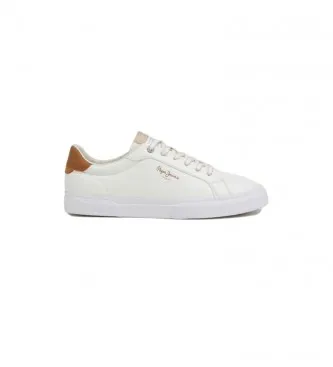 Pepe Jeans för kvinnor. PLS31445 Klassiska sneakers Kenton Max vit (37), Karta, Nyckelband, Casual