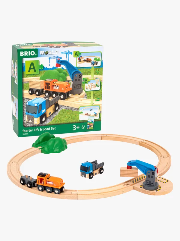 Lyfta och Lasta Tågbana Startet (36028) BRIO