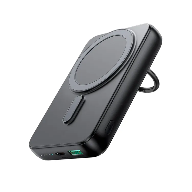 Joyroom Trådlös Magsafe Powerbank 10000mAh Med USB-C Kabel - Svart